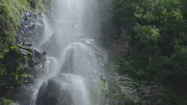Лесной водопад